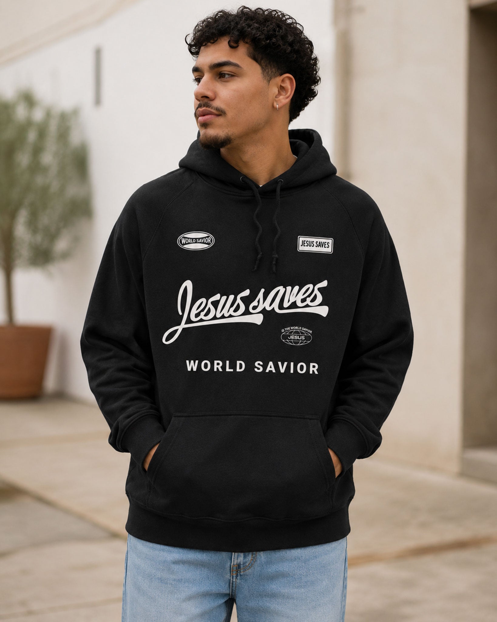 World Savior, Men's Hood
