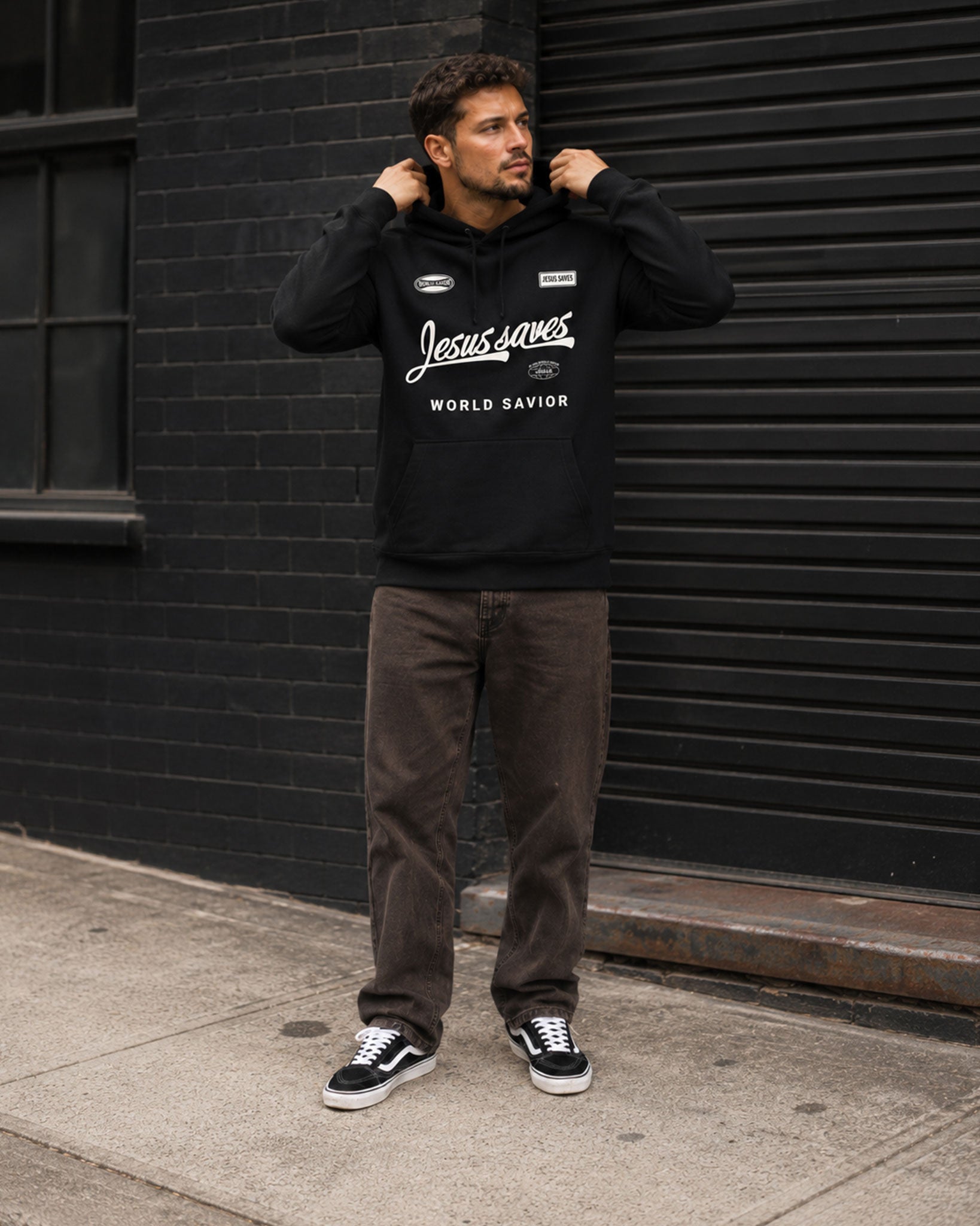 World Savior, Men's Hood