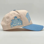 Yhwh’ Structured Snapback - Cream/Baby Blue